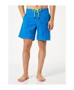 MC2 Saint Barth Man Comfort And Stretch Bluette Surf Swim Shorts -Family Dressing bf034240ac62e913a27d7d8bc0cd90f0