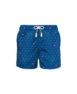 MC2 Saint Barth Light Fabric Man Swim Shorts Rooster Print