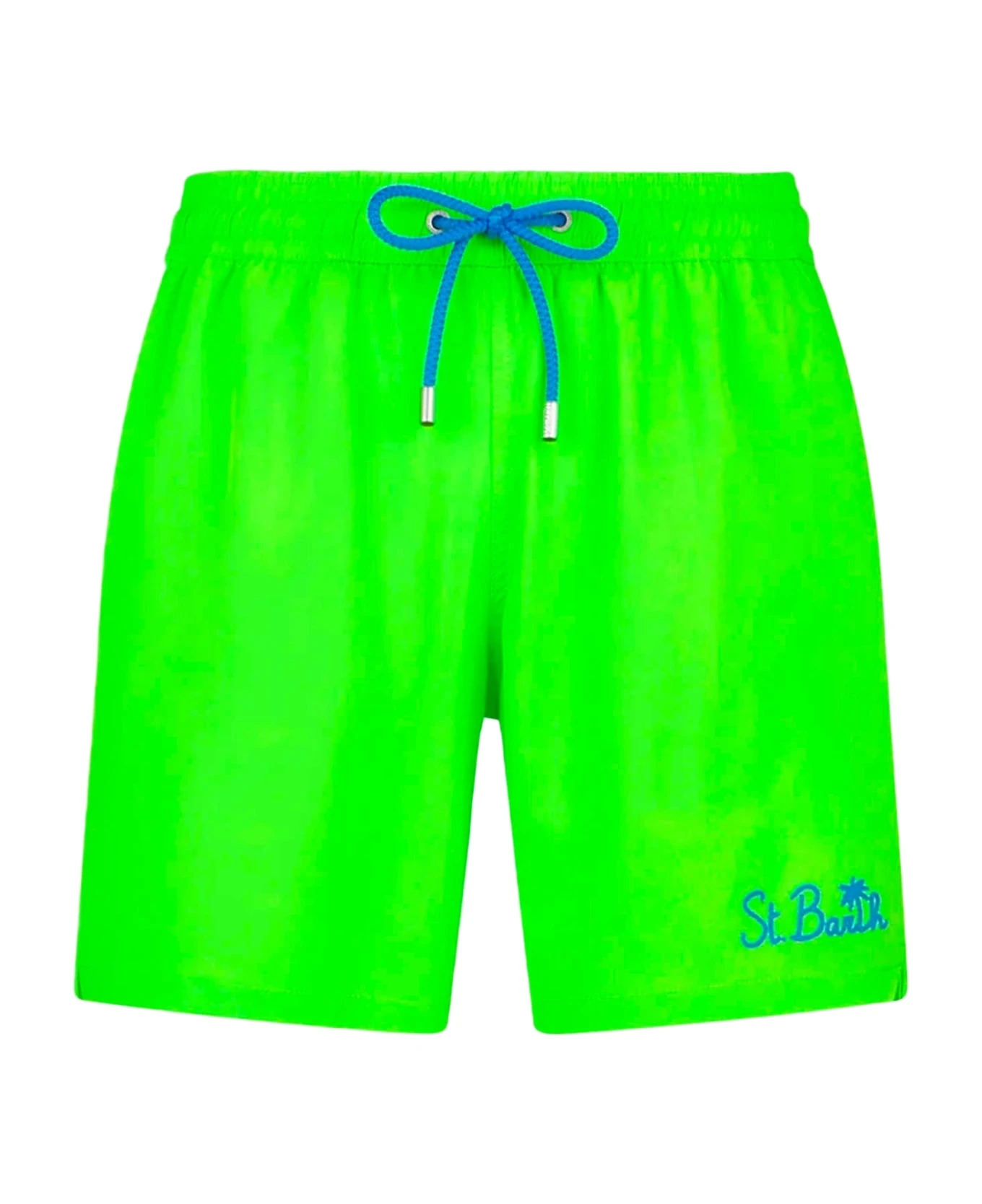 MC2 Saint Barth Man Fluo Green Comfort Swim Shorts 3 MC2 Saint Barth Man Fluo Green Comfort Swim Shorts