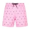 MC2 Saint Barth Man Light Fabric Comfort Swim Shorts With Starfish Print