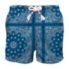 MC2 Saint Barth Man Swim Shorts With Blue Bandanna Print -Family Dressing c2014510bf286381558ed64c12b9e1f5