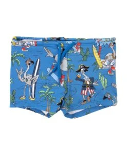Stella McCartney Kids Flamingo Land Swim Shorts