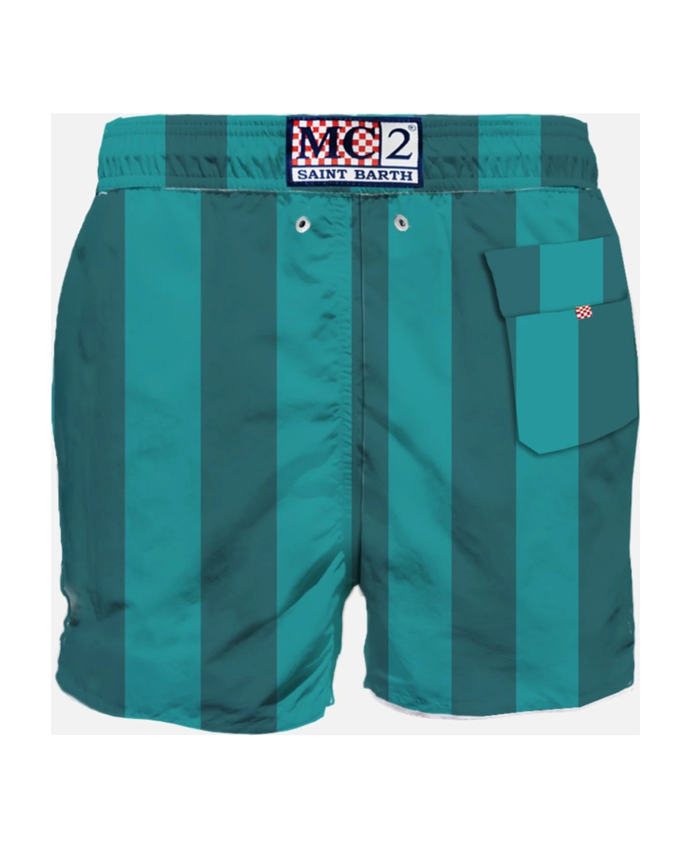 MC2 Saint Barth Man Classic Swim Shorts With Portofino Gin Patch | Portofino Dry Gin Special Edition 4 MC2 Saint Barth Man Classic Swim Shorts With Portofino Gin Patch | Portofino Dry Gin Special Edition - Image 2