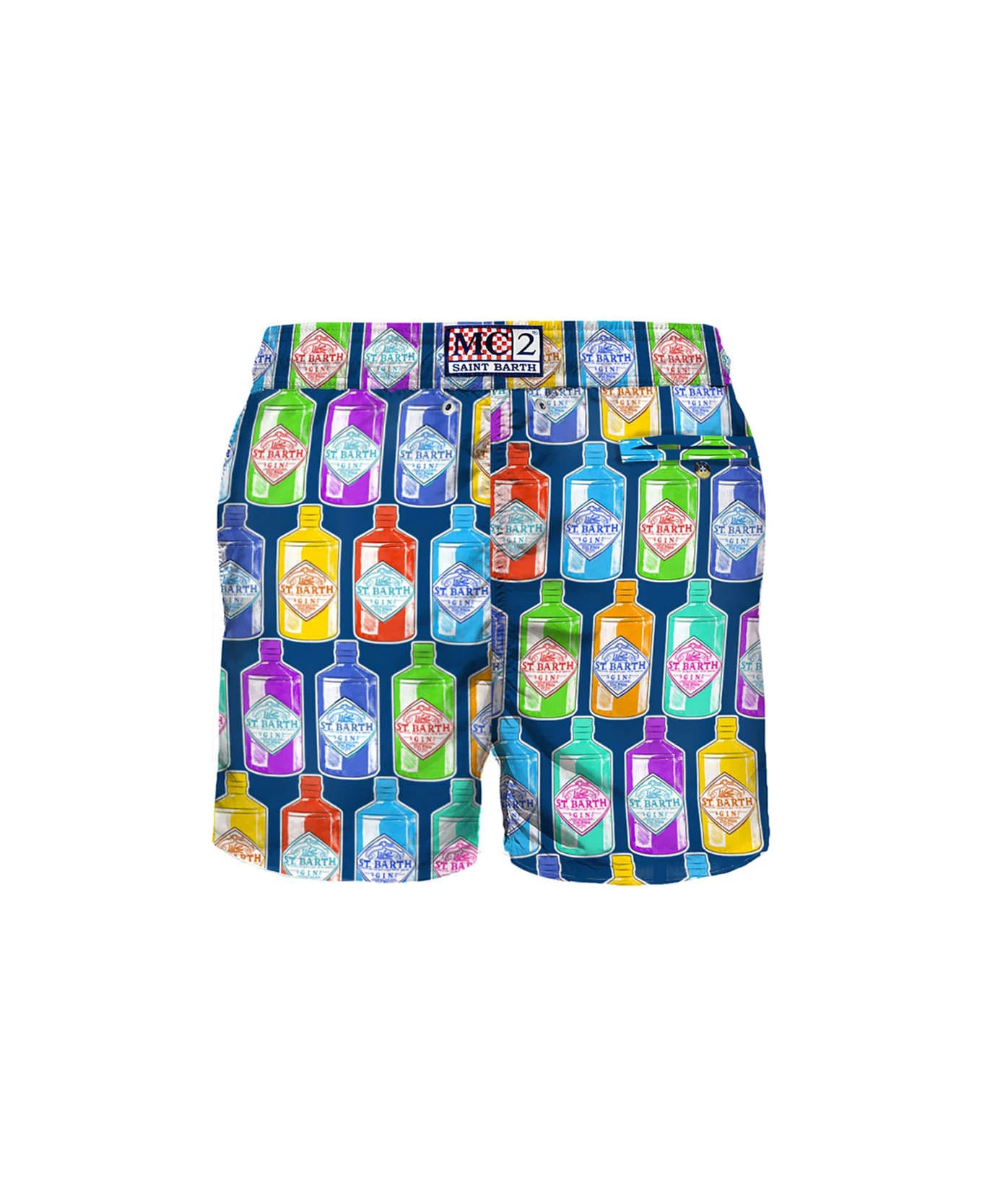 MC2 Saint Barth Light Fabric Man Swim Shorts Gin Print 4 MC2 Saint Barth Light Fabric Man Swim Shorts Gin Print - Image 2