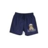 Blue Swim Trunks With Moschino Print And Drawstring In Nylon Boy -Family Dressing c49e3ac04d12ba5e07e4fc7732a8b3f6