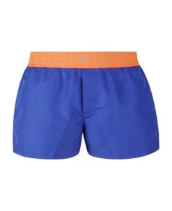 Versace Elastic Logo Waist Swim Shorts