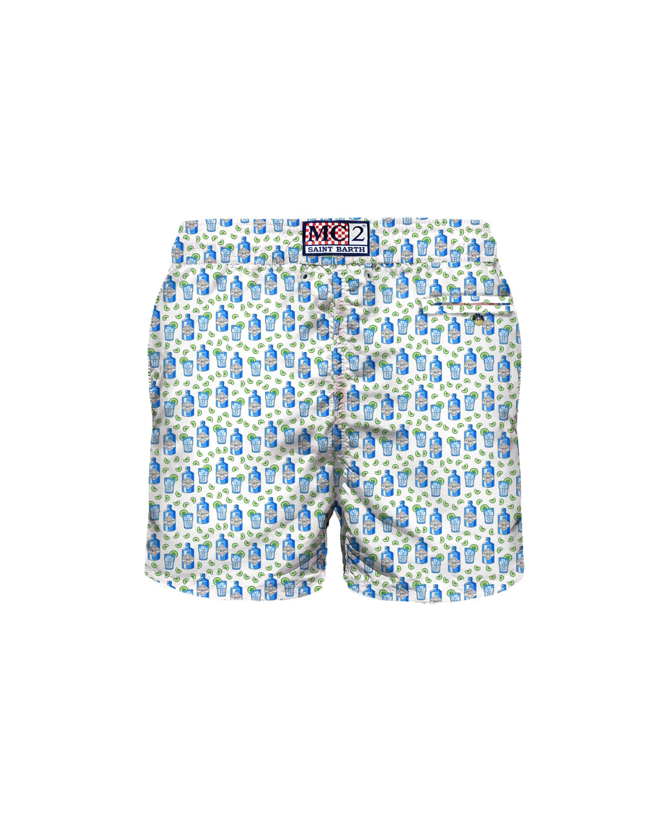 MC2 Saint Barth Man Light Fabric Swim Shorts With Gin Print 4 MC2 Saint Barth Man Light Fabric Swim Shorts With Gin Print - Image 2