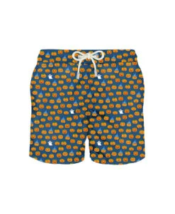MC2 Saint Barth Light Fabric Man Swim Shorts Halloween Print