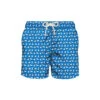 MC2 Saint Barth Light Fabric Man Swim Shorts Bull Terrier Print