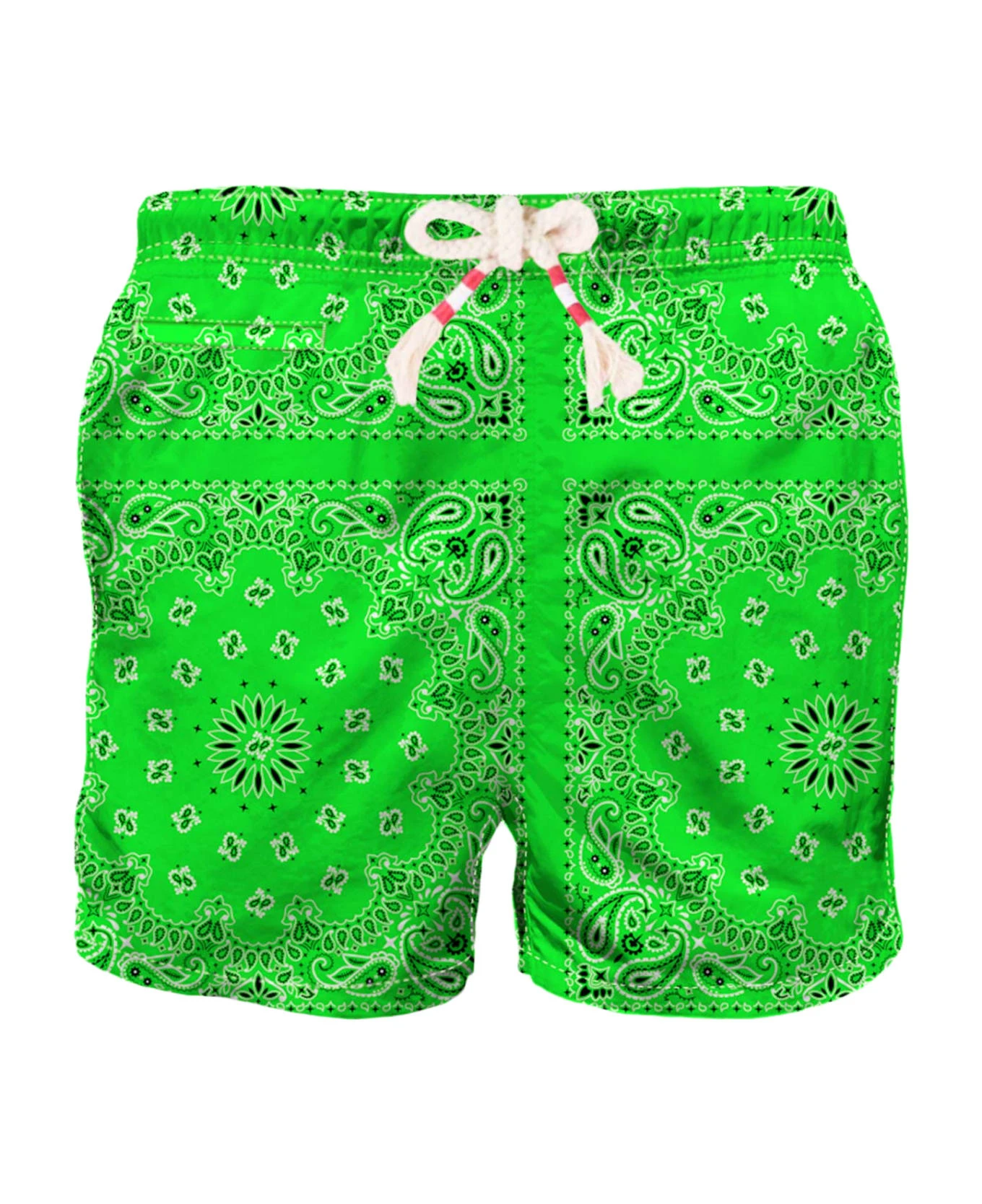 MC2 Saint Barth Man Swim Shorts With Green Bandanna Print 3 MC2 Saint Barth Man Swim Shorts With Green Bandanna Print