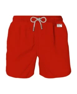 MC2 Saint Barth Man Red Swim Shorts | Pantone Special Edition