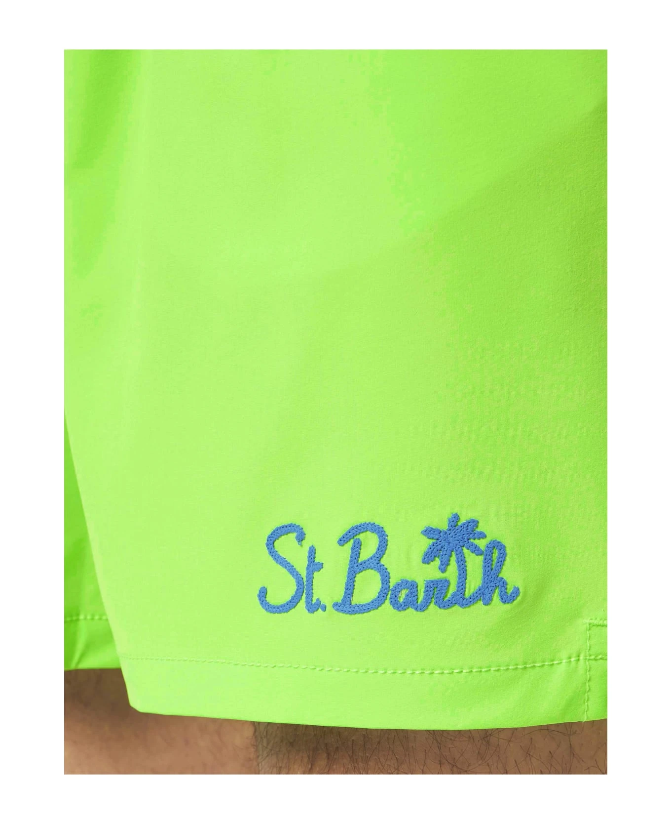 MC2 Saint Barth Man Fluo Green Comfort Swim Shorts 7 MC2 Saint Barth Man Fluo Green Comfort Swim Shorts - Image 5