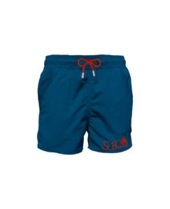 MC2 Saint Barth Blue Man Swim Shorts With Pocket