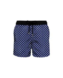 MC2 Saint Barth Man Light Fabric Swim Shorts With Inter Print | Inter Special Edition