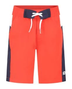 Hugo Boss Red Swim Boxer For Boy With Logo