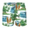 MC2 Saint Barth Mid-length Swim Shorts With Hawaiian Print -Family Dressing f249f58047b7f2cfb46254e0b9759527