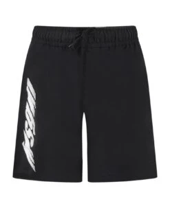 MSGM Black Swim-boxer For Boy With White Logo