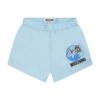 MOSCHINO Light Blue Swim Boxer For Baby Boy With Teddy Bear And Logo